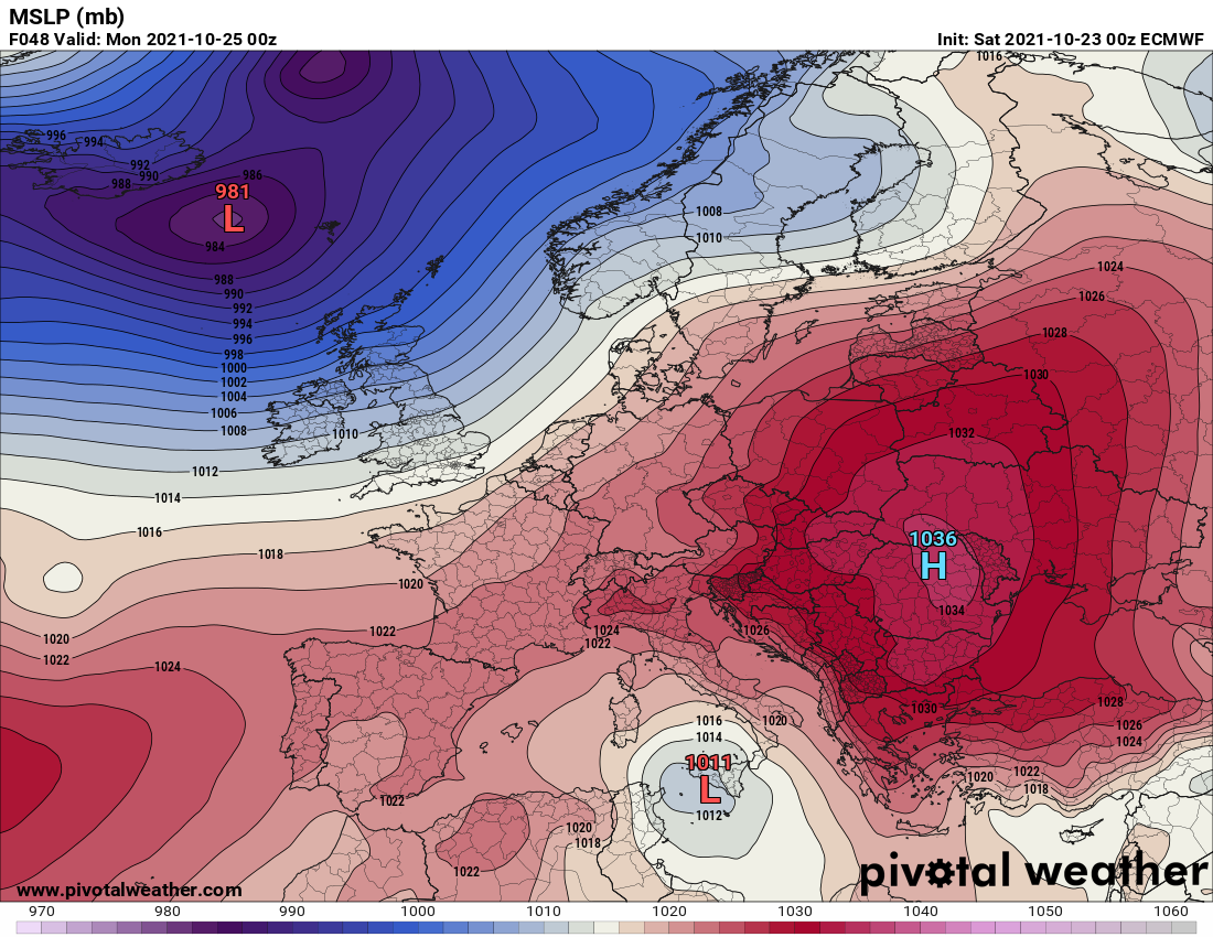 Pogoda. Wyż w południowo-wschodniej części Europy - prognoza na przełom poniedziałku i wtorku