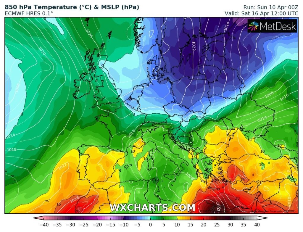Pogoda: Strumień chłodu spływający z północnej części Europy - świąteczny weekend
